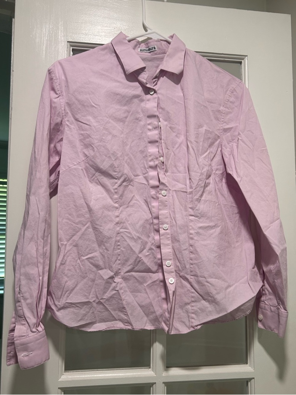**FREE** Light Pink Button-Up Shirt